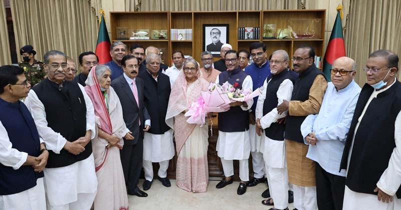 শেখ হাসিনার স্বদেশ প্রত্যাবর্তন দিবসে শুভেচ্ছা আওয়ামী লীগের 