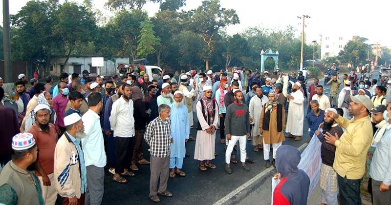 বগুড়ায় চতুর্থ অবরোধের প্রথম দিনে যানবাহন শুন্য মহাসড়ক, জামায়াতের তৎপরতা 