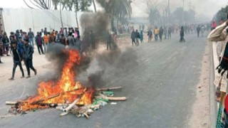 বেক্সিমকোর ১৬টি কারখানা খুলে দেয়ার দাবিতে সড়ক অবরোধ, বিক্ষোভ