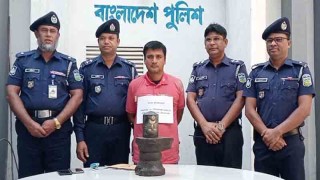 মন্দির থেকে চুরি হওয়া শিবলিঙ্গটি উদ্ধার, যুবক গ্রেপ্তার