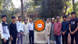 মেজর জলিলের সমাধিতে জাগপা’র শ্রদ্ধা