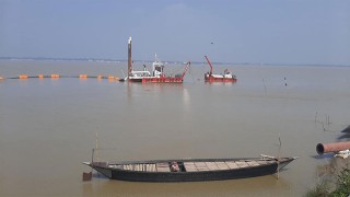 দৌলতদিয়া-পাটুরিয়া নৌরুট সচল রাখতে ড্রেজিং শুরু