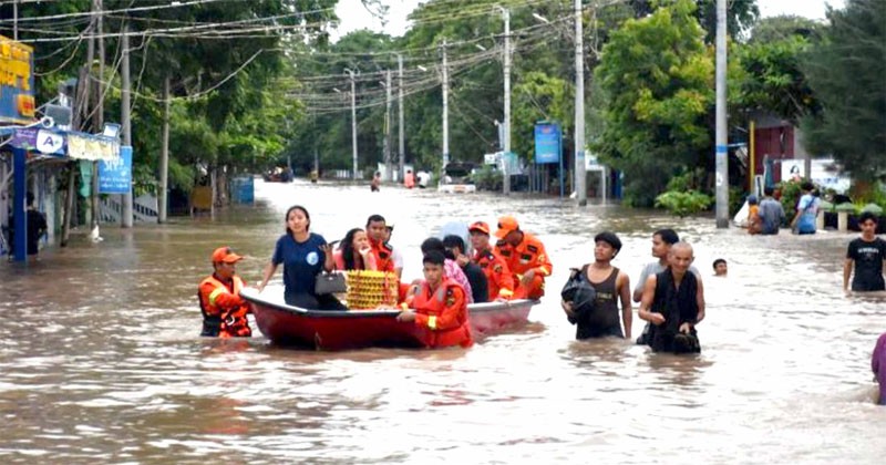 মিয়ানমারে বন্যায় ৩৬ জনের মৃত্যু, হাজারো মানুষ গৃহহীন 