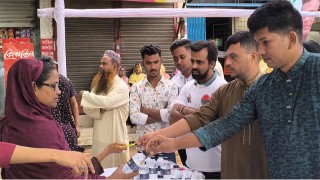 ঢাকা জেলা ছাত্রদল (উত্তর) এর উদ্যোগে এসএসসি পরীক্ষার্থীদের ফ্রি চিকিৎসা প্রদান