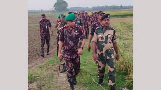 সীমান্তের জিরো লাইনে বিজিবি-বিএসএফ কমান্ডার পর্যায়ের বৈঠক