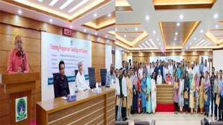 হাতে কলমে শেখার অনন্য মাধ্যম হলো প্রশিক্ষণ-সিকৃবি ভিসি