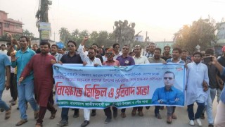 পাঁচবিবিতে  বিএনপির বিক্ষোভ মিছিল ও প্রতিবাদ সভা অনুষ্ঠিত