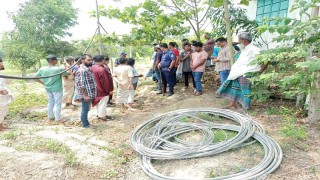 নরসিংদীতে চুরি যাওয়া বৈদ্যুতিক তার যুবদল নেতার বাড়ি হতে উদ্ধার