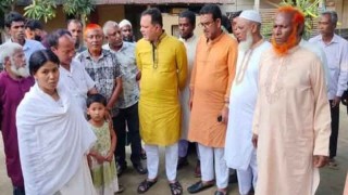 শেরপুর ঝিনাইগাতিতে কূপ খননে নিহত দুই পরিবারের পার্শ্বে সাবেক সংসদ সদস্য মো: মাহমুদুল হক রুবেল