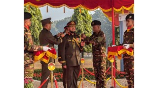 বাংলাদেশ সেনাবাহিনীর সাঁজোয়া কোরের '৯ম কর্ণেল কমান্ড্যান্ট' অভিষেক অনুষ্ঠিত