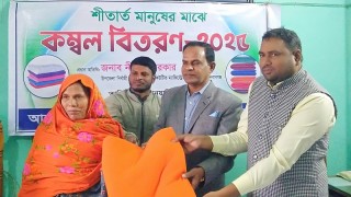 নাচোলে সিসিডিবির শীতবস্ত্র বিতরণ