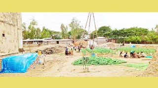 পেকুয়ায় বারবাকিয়া-রাজাখালী সংযোগ সেতুর নির্মাণ কাজ ফের শুরু