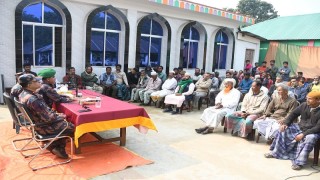 সীমান্ত সুরক্ষায় পরশুরামে বিজিবির সচেতনতা সভা