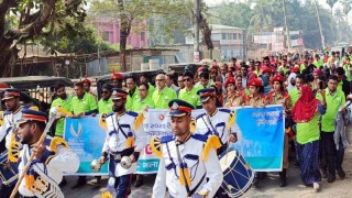 পিরোজপুরে তারুণ্যের উৎসব উদযাপন উপলক্ষে র‌্যালি ও কর্মশালা