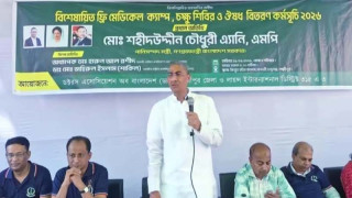 চন্দ্রগঞ্জে ফ্রি মেডিকেল ক্যাম্প: মানুষের পাশে থাকার বার্তা এ্যানির