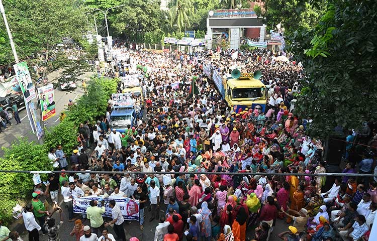 আওয়ামী লীগের শোভাযাত্রা